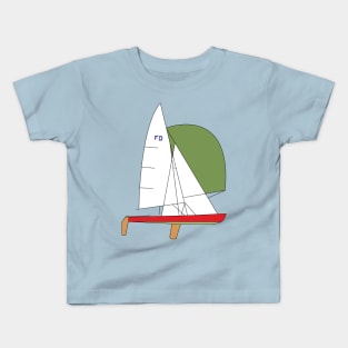 Flying Dutchman Sailboat Kids T-Shirt